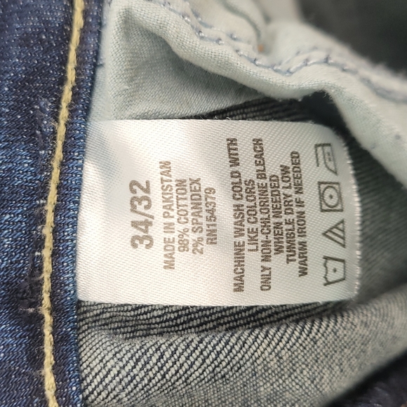 Aeropostale Skinny Jeans Distressed Acid Wash Casual Blue Size 34x32 - Picture 11 of 12